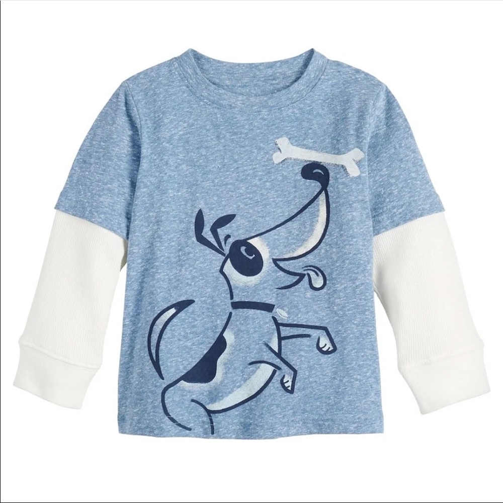 Toddler Boys puppy graphic tee. 18M